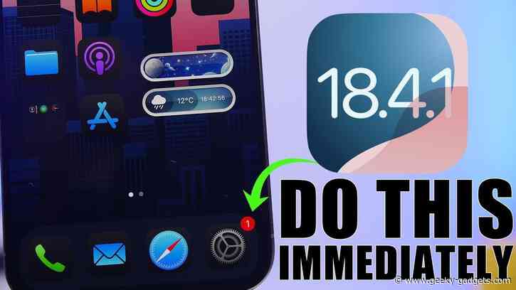 iOS 18.4.1: Secure Your iPhone Now – 5 Immediate Steps