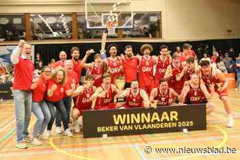 Jeroen Debaveye neemt afscheid van G&V Breakpoint Waregem met winst van Beker van Vlaanderen: “Veel mooier eindigen kan niet”