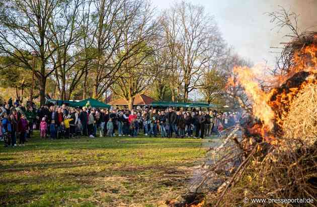 FW Wathlingen: Stimmungsvolles Osterfeuer in Großmoor bei bestem Wetter