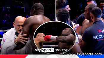 MAYHEM! Tetteh WRESTLES ref after Clarke wins by big KO