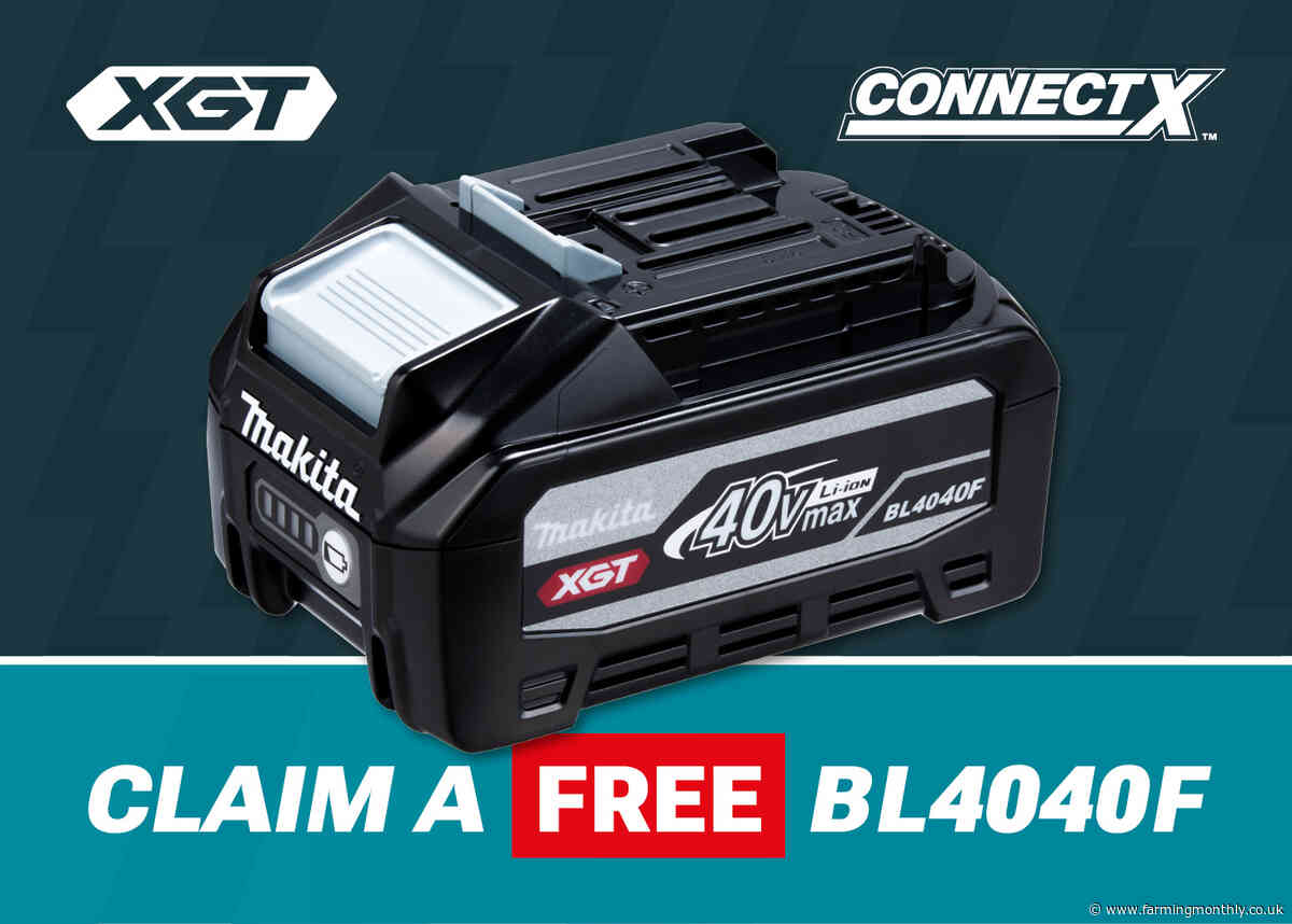 AMP UP YOUR TOOL KIT WITH A FREE MAKITA XGT 40V BATTERY