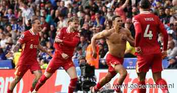 Arne Slot en Liverpool op matchpoint voor Engelse landstitel na zege op degradant Leicester