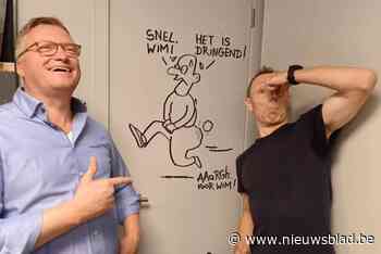 Mario (48) laat echt overal zijn tekeningen achter: “Die ene keer mocht ik het bijna gaan uitleggen aan de gendarmes”