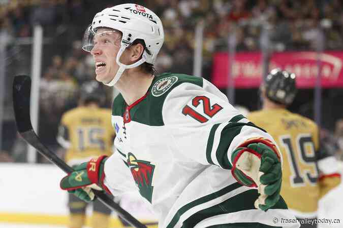 Howden scores twice, Golden Knights beat Wild 4-2 in Game 1