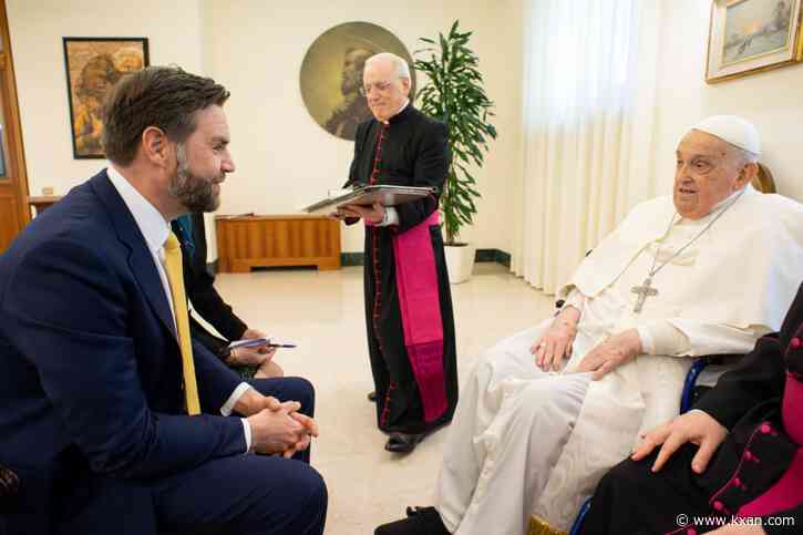 Vance meets Pope Francis on Easter Sunday after tangle over migration, gets chocolate eggs for kids