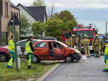 Wagen gaat over de kop in Berlaar en belandt in voortuin: bestuurster (38) raakt gewond