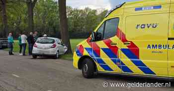 Auto crasht op boom: bestuurder raakt gewond