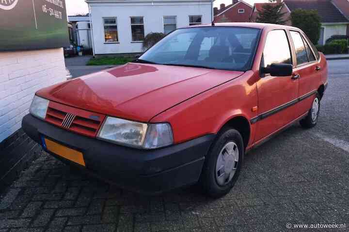Deze Fiat Tempra is even hoekig als vergeten - In het wild