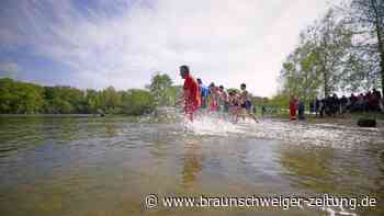 Nichts für Warmduscher: DLRG Braunschweig eröffnet Schwimmsaison