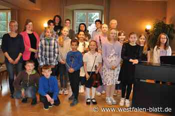 Schülervorspiel der Musikschule Preußisch Oldendorf