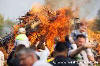 So schön waren die Osterfeuer in Bielefeld