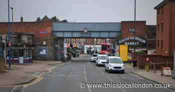 Major road in Harrow closed by crash outside train station
