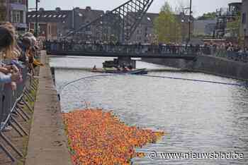 Serviceclubs Kiwanis Beyaert organiseren eendjesrace