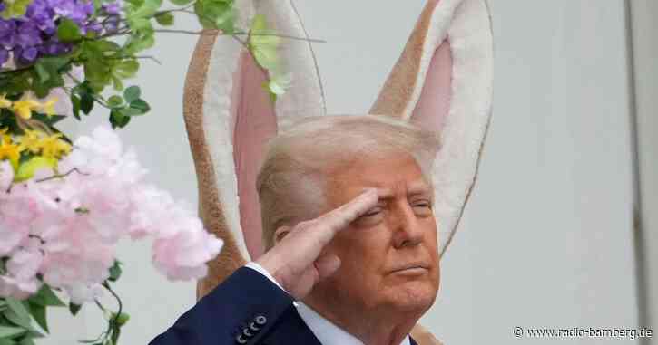 Trump tritt mit Osterhase auf – teure Eier, große Spender