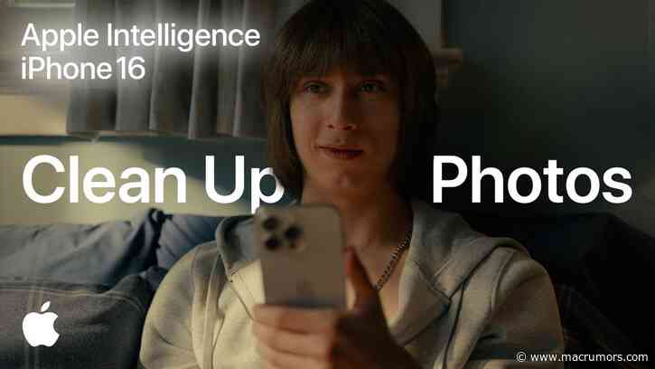 New Apple Intelligence Ad Highlights 'Clean Up' Feature in Photos App