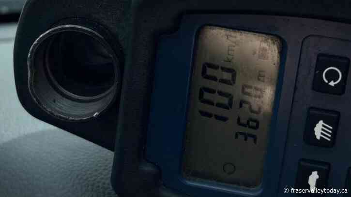 Abbotsford police seize a dozen vehicles Easter night