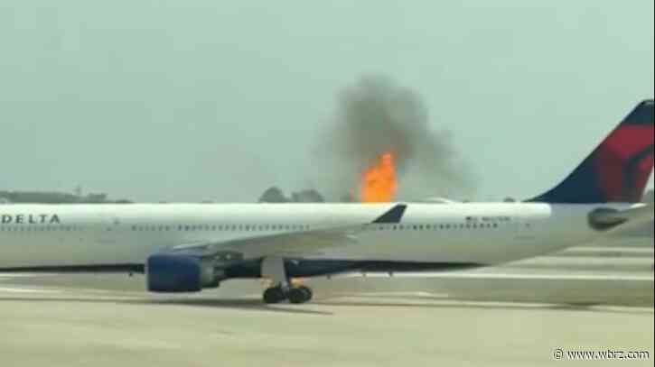 No injuries reported from fire on Delta plane at Orlando airport