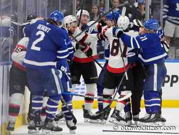 Ottawa Senators confident they can right the ship in Game 2 of Battle of Ontario
