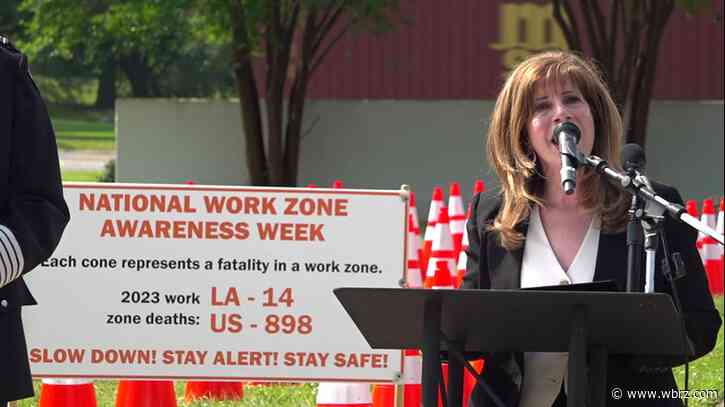 At start of National Work Zone Awareness Week, DOTD asks drivers to slow down, stay alert