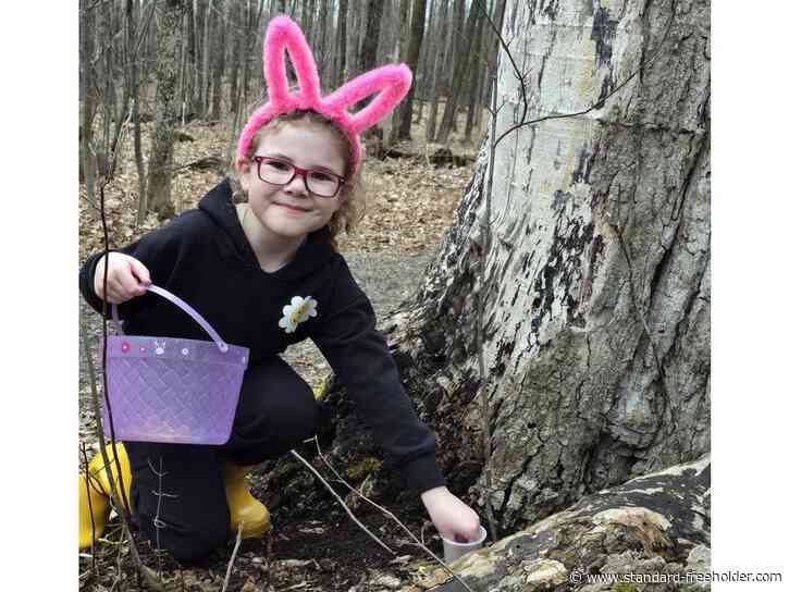 Hopping, hunting for Easter eggs along Glengarry Trails near Alexandria