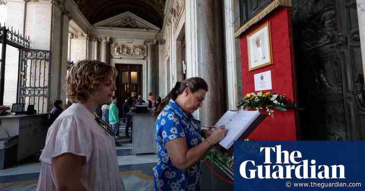 ‘He was humble and close to the people’: Catholics pay respects to Pope Francis