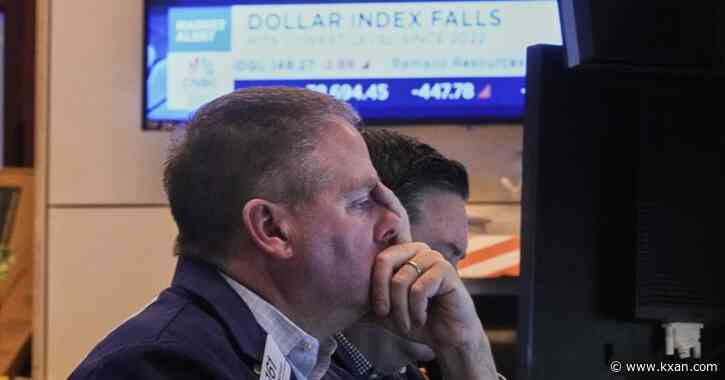 Stocks and the dollar tumble as investors retreat from the US