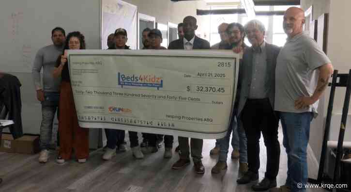 Albuquerque real estate company donates more than $32K to Beds4Kidz