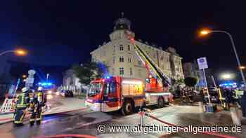 Großeinsatz in der Innenstadt: Keller von Wohngebäude gerät in Brand