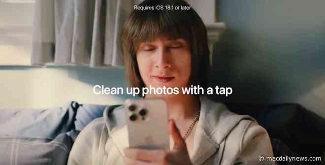 Apple spotlights Apple Intelligence ‘Clean Up’ feature in new ad