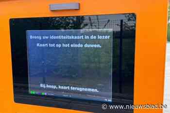 Gemeente plaatst nieuwe beeldschermen op recyclagepark