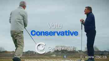 New Conservative ads aimed at older men show golfers, Harper but no Poilievre