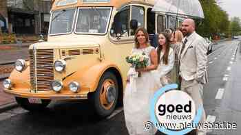 Pas getrouwd: Romina en Massimo in Genk