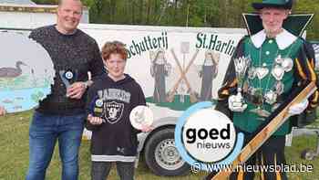 Dit zijn de Ellikommerse schutterskoningen: Milo, Laurens en Erik