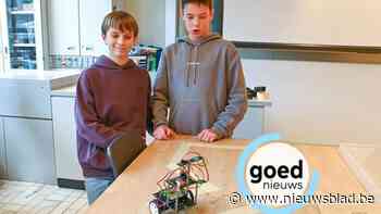 Tom, Vik, Fien en Jakke experimenteren tijdens tweedaags STEM-kamp in Lommel