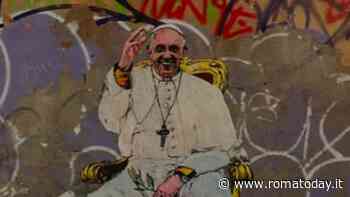 A Trastevere il murale di Harry Greb per ricordare papa Francesco