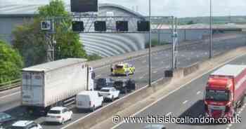 LIVE updates as M25 CLOSED due to 'police incident' causing major delays