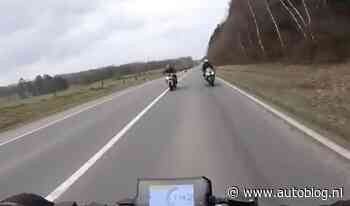 Video: motorrijder heeft een schone onderbroek nodig