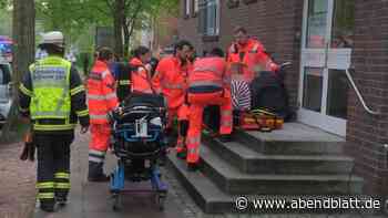 Feuerwehr rettet Mensch aus brennendem Keller in Eilbek