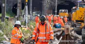Behind-the-scenes look at rail upgrades during Watford's Easter disruption
