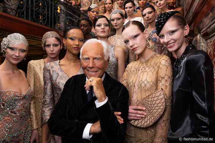 Giorgio Armani zelebriert Couture-Kunst in Mailand