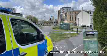 Police cordon off road in Bournemouth