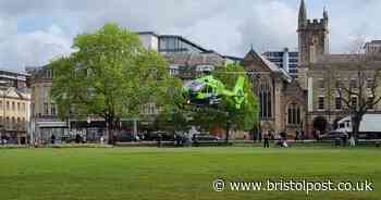 Air ambulance called to emergency incident on College Green