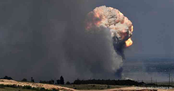 Explosionen in großem Munitionslager östlich von Moskau