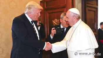 Spannungen haben lange Historie: Das schwierige Verhältnis zwischen Trump und Papst Franziskus