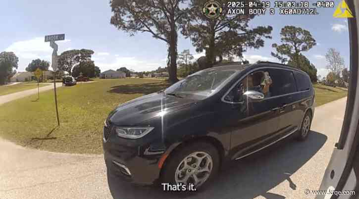 WATCH: Suspected drunk driver offers Florida deputy a vodka spritz mid-pursuit