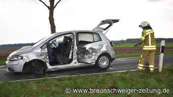 Unfall bei Hillerse: Lkw erfasst Auto – 40-Jährige schwer verletzt
