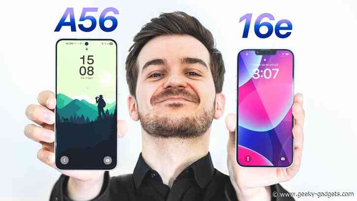 iPhone 16E vs. Galaxy A56: Spec Showdown – Which Offers More?