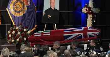 Closing submissions underway at trial of two people accused of killing OPP officer