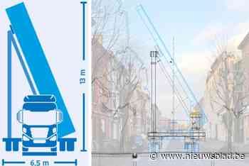 Trams, auto’s, verkeersborden en zelfs stroomkabels moeten uit de weg om nieuwe brug door Gent te manoeuvreren