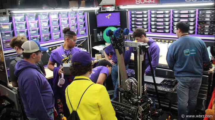 Denham Springs High robotics makes history as first Louisiana team to win division title at championship